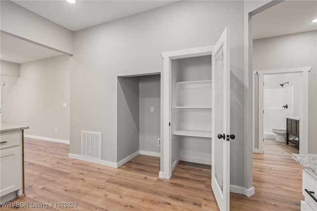 closet with visible vents