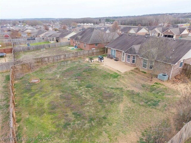 drone / aerial view featuring a residential view