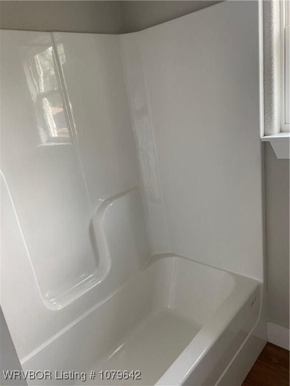 518 N Coker St Unit A & B, Greenwood, AR 72936 - full bath with wood finished floors and walk in shower