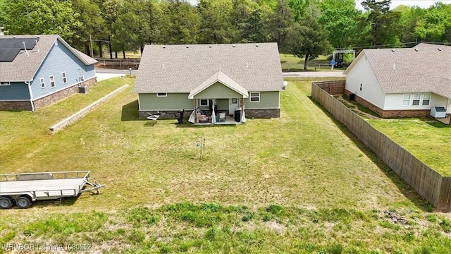 drone / aerial view