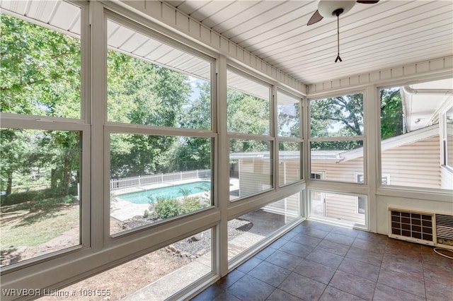 70 Haven Dr, Fort Smith, AR 72901 - unfurnished sunroom featuring ceiling fan and plenty of natural light