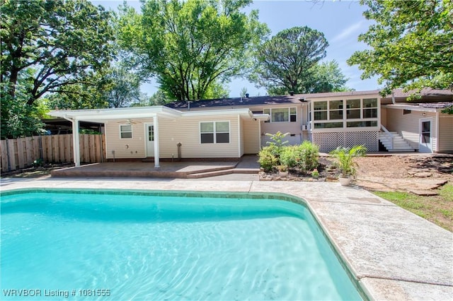 70 Haven Dr, Fort Smith, AR 72901 - view of pool with a sunroom and a patio area