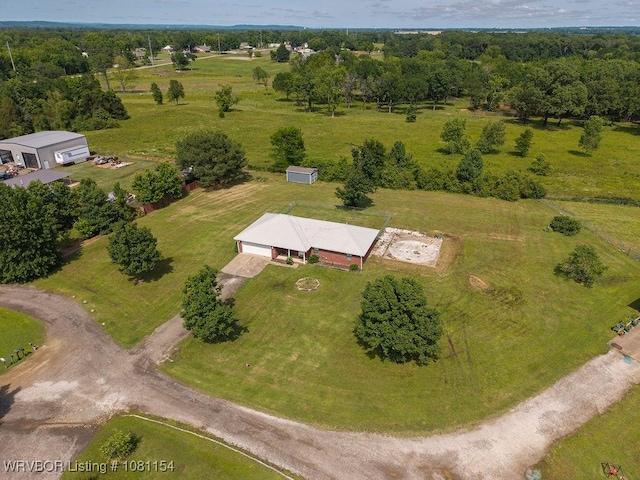 112179 S 4776th Rd, Muldrow, OK 74948 - overview of rural landscape