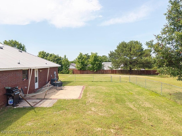 112179 S 4776th Rd, Muldrow, OK 74948 - view of yard featuring a patio
