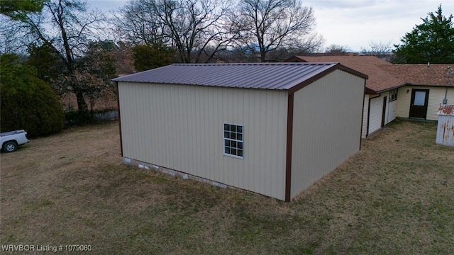 view of outdoor structure