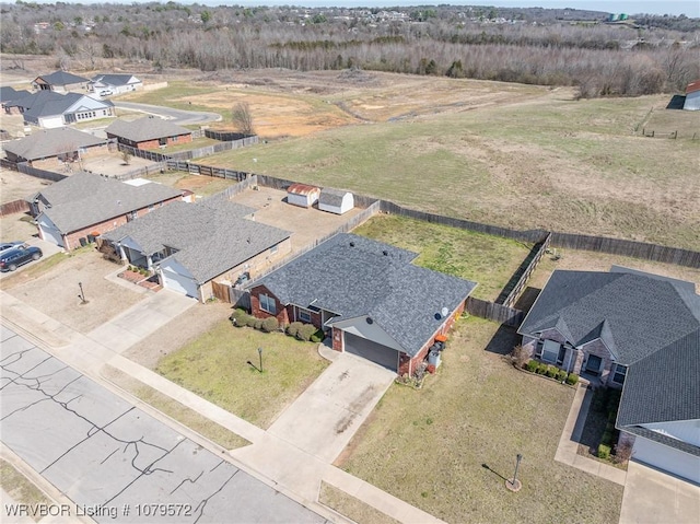 drone / aerial view featuring a residential view