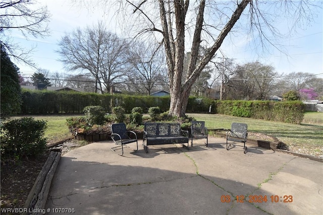 view of patio