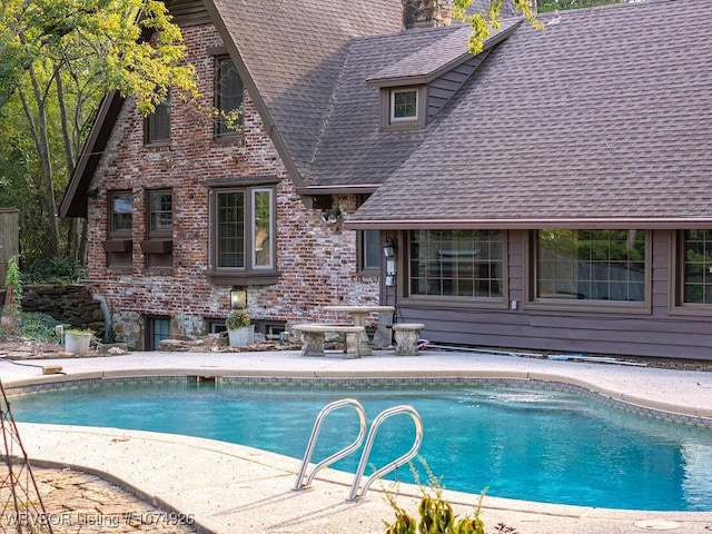 view of pool