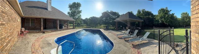 2601 Bugscuffle Rd, Lavaca, AR 72941 - view of pool featuring a patio area and a yard