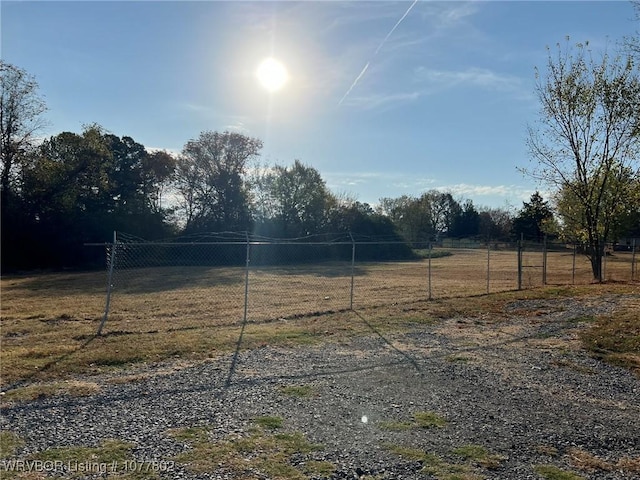 view of yard featuring a rural view