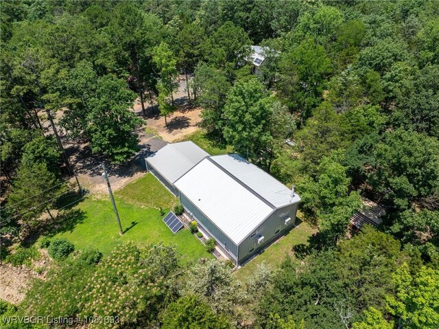 11667 Falling Rock Rd, Havana, AR 72842 - drone / aerial view of a heavily wooded area