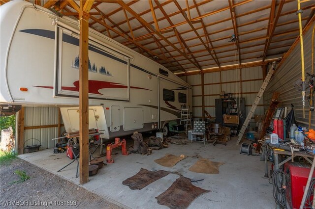11667 Falling Rock Rd, Havana, AR 72842 - view of garage