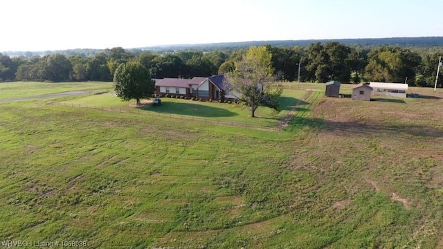 7434 N 217th Hwy, Charleston, AR 72933 - aerial view of sparsely populated area