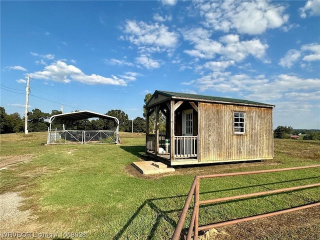 7434 N 217th Hwy, Charleston, AR 72933 - view of outbuilding with a detached carport