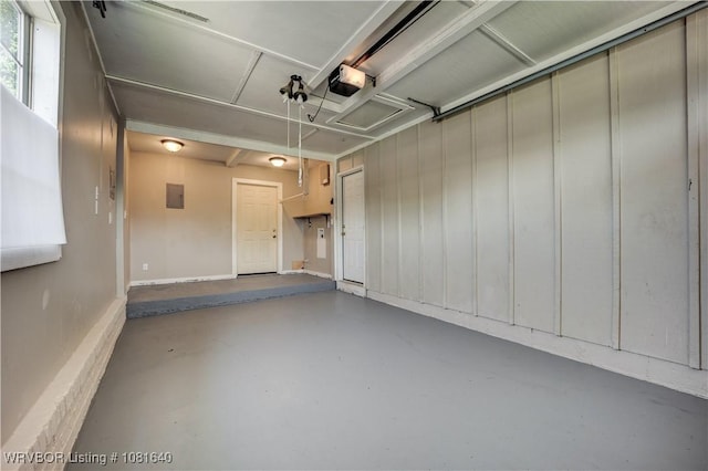 101 S 42nd St, Van Buren, AR 72956 - garage with a garage door opener and electric panel