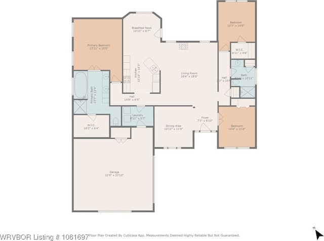 6501 Galven Way, Fort Smith, AR 72916 - view of property floor plan