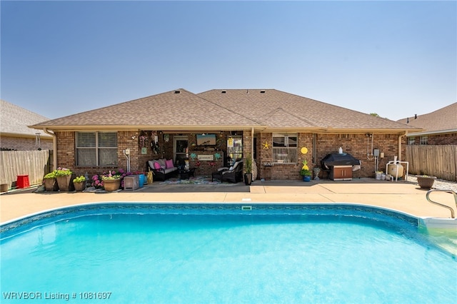 6501 Galven Way, Fort Smith, AR 72916 - view of pool featuring a patio area and grilling area