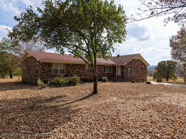 view of ranch-style house