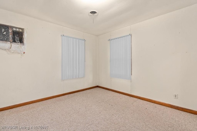 unfurnished room with carpet