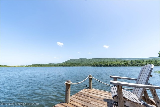 8721 Northshore Dr, Hackett, AR 72937 - dock featuring a water view