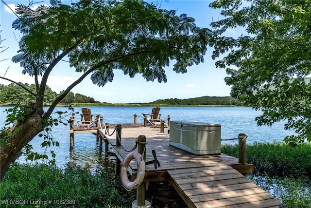 8721 Northshore Dr, Hackett, AR 72937 - dock with a water view