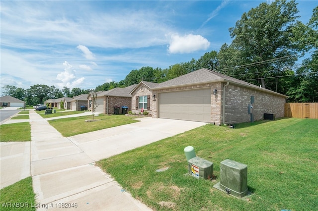 10618 Cedar Way, Fort Smith, AR 72916 - ranch-style house featuring brick siding, an attached garage, and concrete driveway