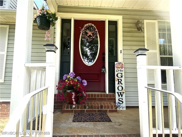 3109 Twin Lakes Pl, Alma, AR 72921 - doorway to property featuring a porch