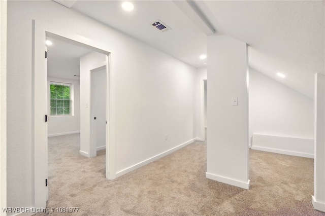 925 Cedar St, Van Buren, AR 72956 - additional living space featuring carpet flooring, recessed lighting, vaulted ceiling, and baseboards