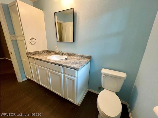 9423 Gate Nine Cutoff, Fort Smith, AR 72916 - bathroom featuring vanity and wood finished floors