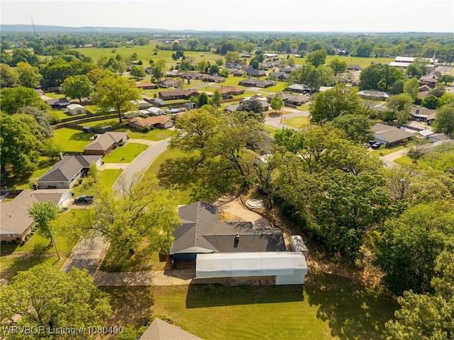 1703 E Edmondson Dr, Sallisaw, OK 74955 - aerial perspective of suburban area