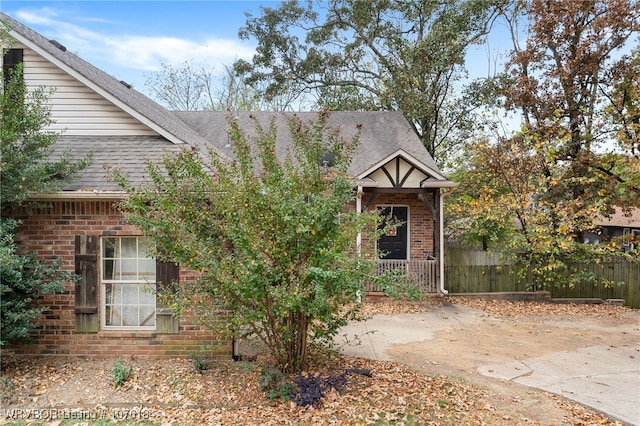 view of front of home