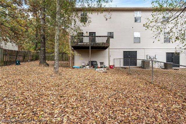 view of rear view of property