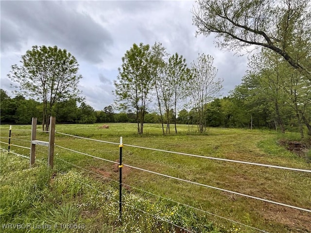 4245 W Piney Mountain Rd, Waldron, AR 72958 - view of yard with fence and a rural view