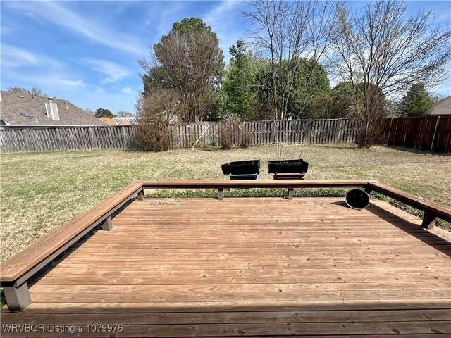 2205 Crosshill Rd, Fort Smith, AR 72908 - view of wooden deck
