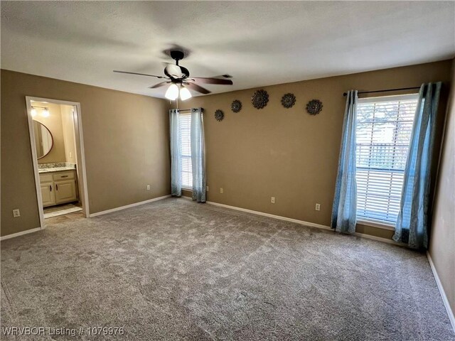 2205 Crosshill Rd, Fort Smith, AR 72908 - carpeted spare room featuring a ceiling fan and baseboards