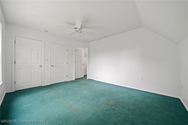 505 7th St, Barling, AR 72923 - unfurnished bedroom featuring carpet flooring, ceiling fan, and baseboards