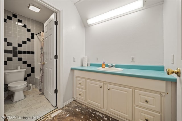505 7th St, Barling, AR 72923 - full bath with vanity, toilet, and shower / tub combo with curtain