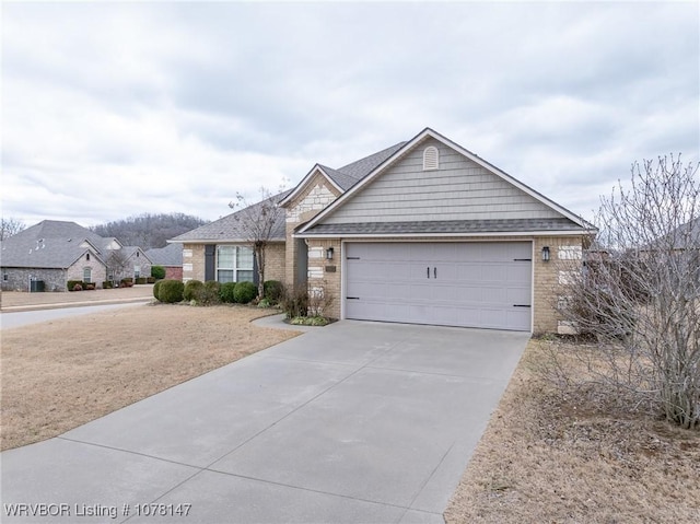 ranch-style house with a garage