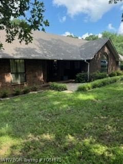 700 Timber Ridge Rd, Howe, OK 74937 - view of front of home featuring a front lawn
