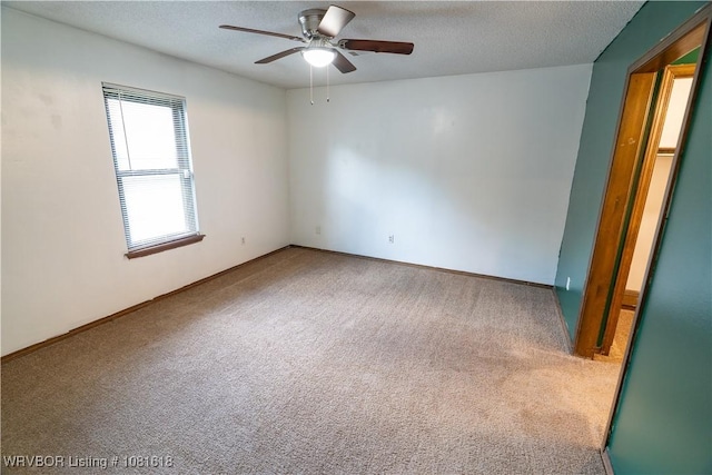 8617 S 15th St, Fort Smith, AR 72908 - unfurnished room with carpet flooring, ceiling fan, and a textured ceiling