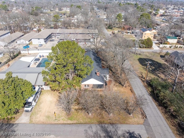 birds eye view of property featuring a residential view