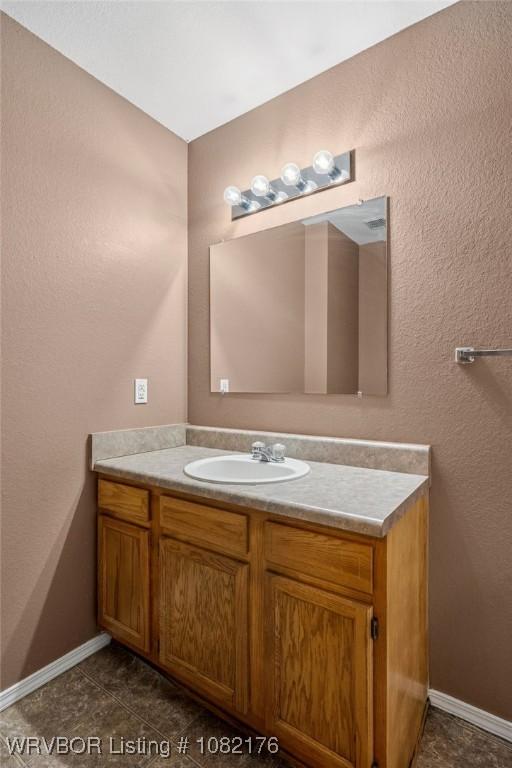 3707 Princeton Ct, Van Buren, AR 72956 - bathroom featuring vanity and tile patterned floors