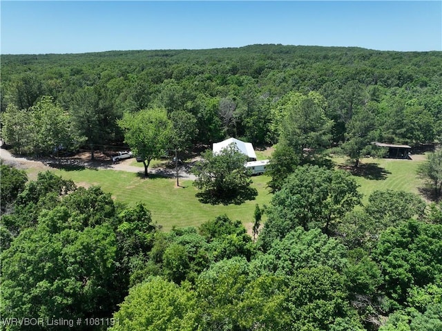 469497 975th Rd, Sallisaw, OK 74955 - aerial view of a heavily wooded area