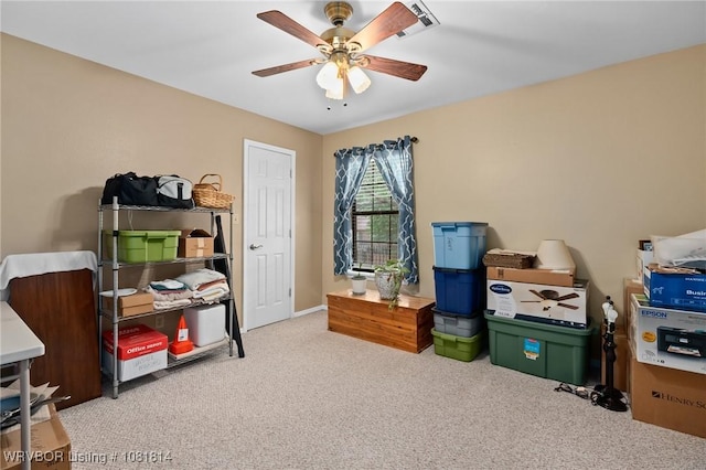 2508 Roxbury Ln, Fort Smith, AR 72908 - storage area with ceiling fan