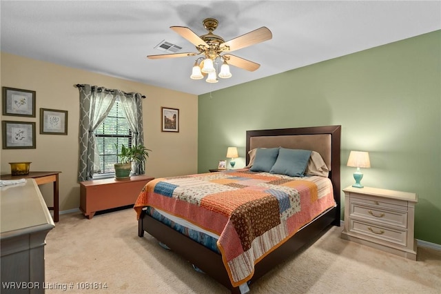 2508 Roxbury Ln, Fort Smith, AR 72908 - bedroom with light carpet and ceiling fan