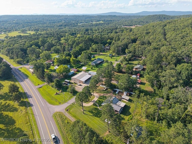 6810 Robin Way, Ozark, AR 72949 - drone / aerial view of a heavily wooded area