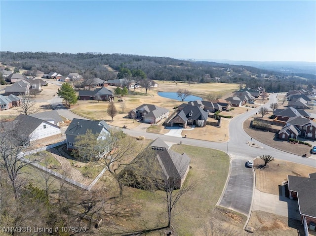 birds eye view of property featuring a residential view