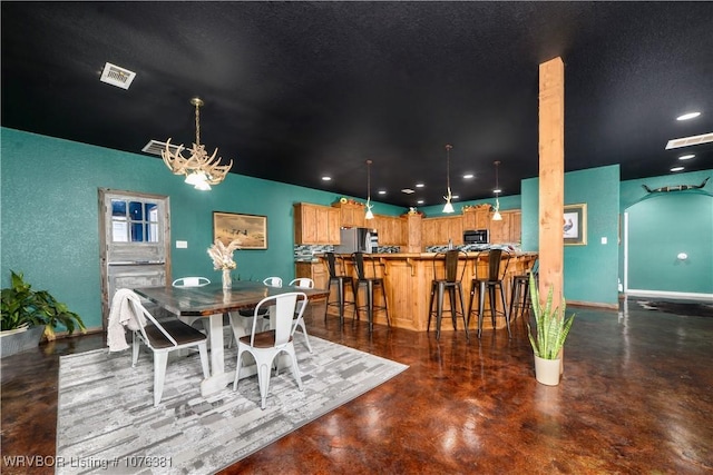 view of dining area