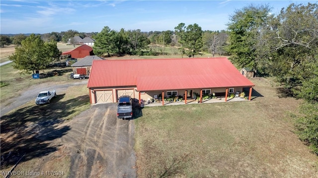 drone / aerial view