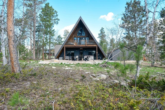 view of rear view of house